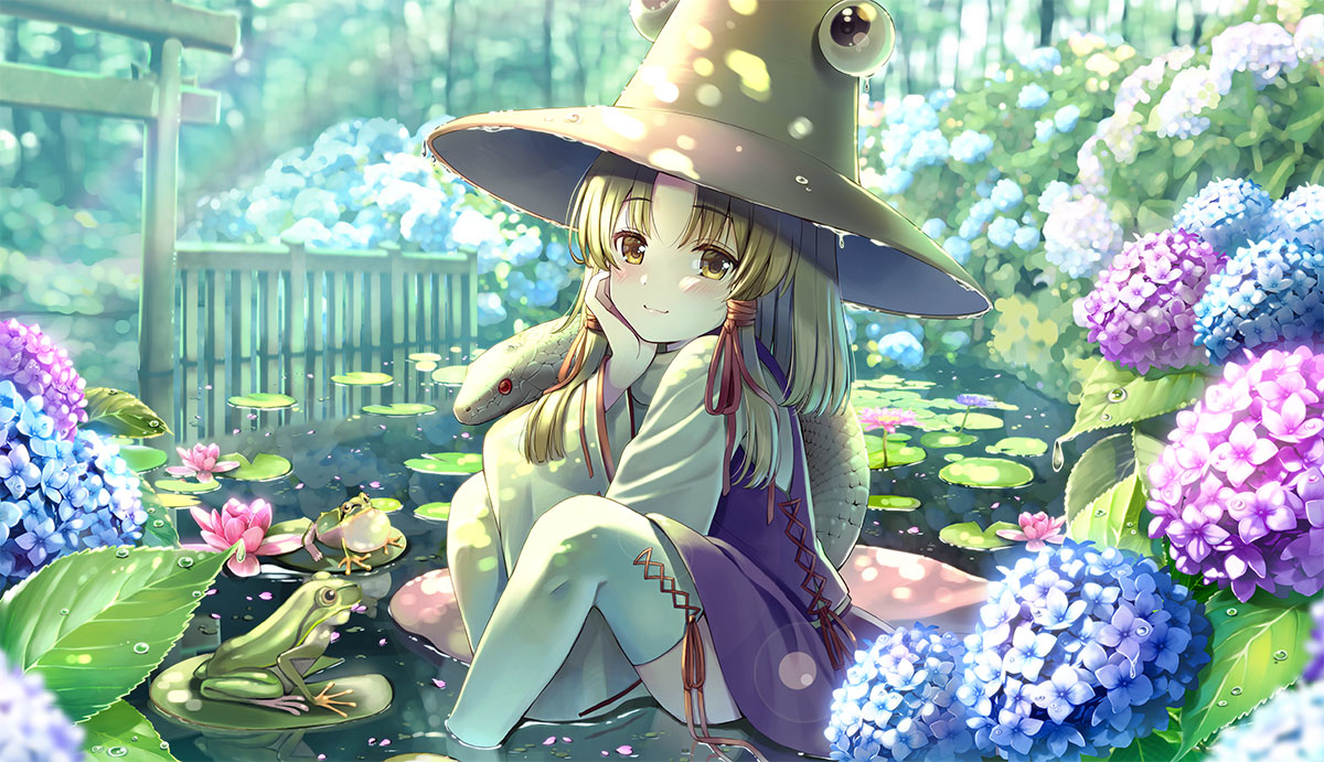 This is a pixiv picture whose title is 雨上がり.
