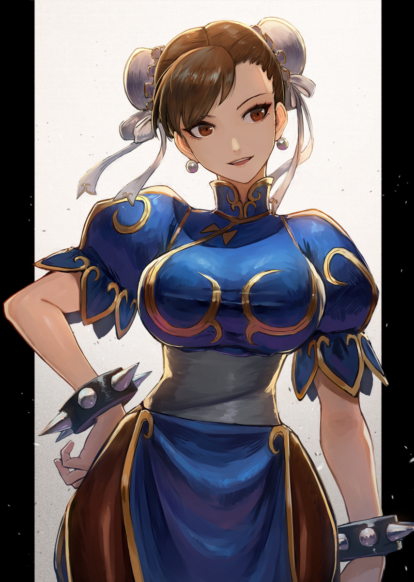 This is a pixiv picture whose title is 春麗.