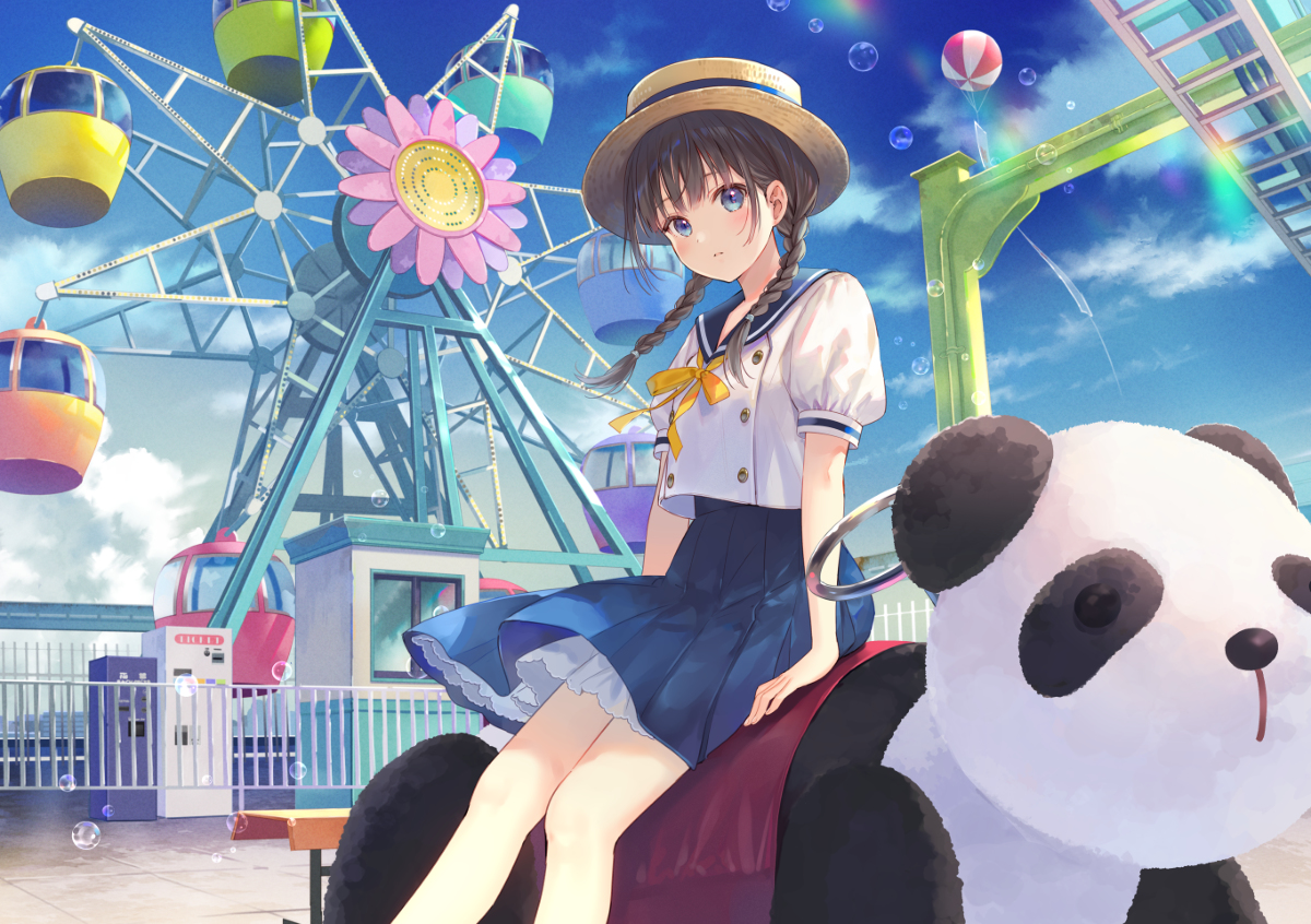 This is a pixiv picture whose title is Heavenly fragments.