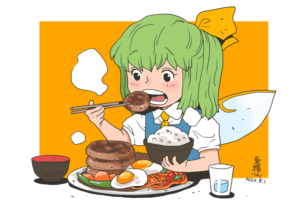 This is a pixiv picture whose title is 大食い大ちゃん.