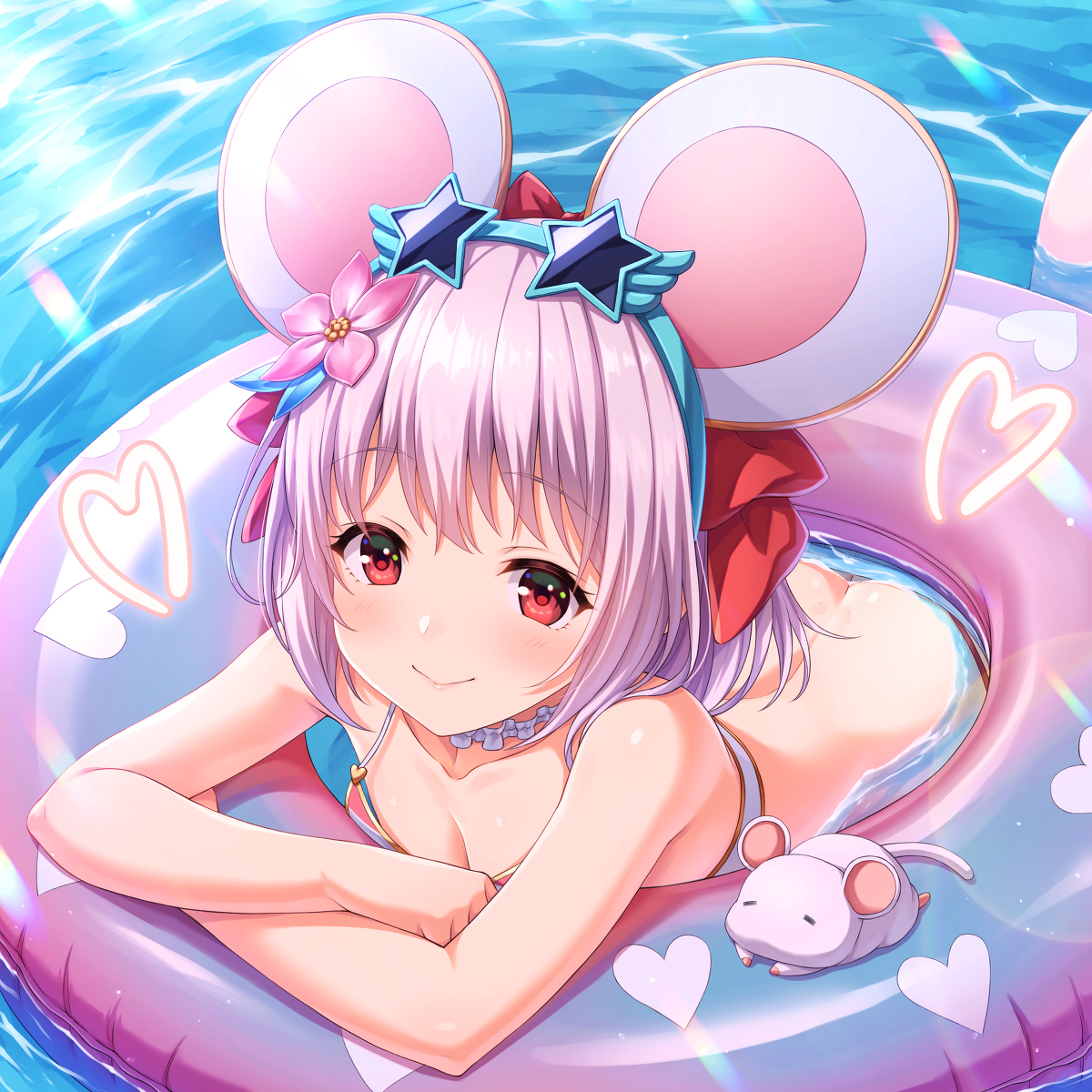 This is a pixiv picture whose title is 水着ビカラ.