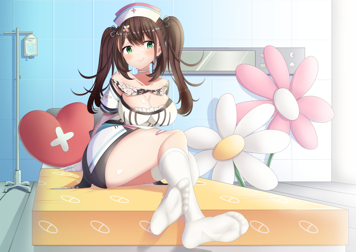 This is a pixiv picture whose title is 花守へるし.