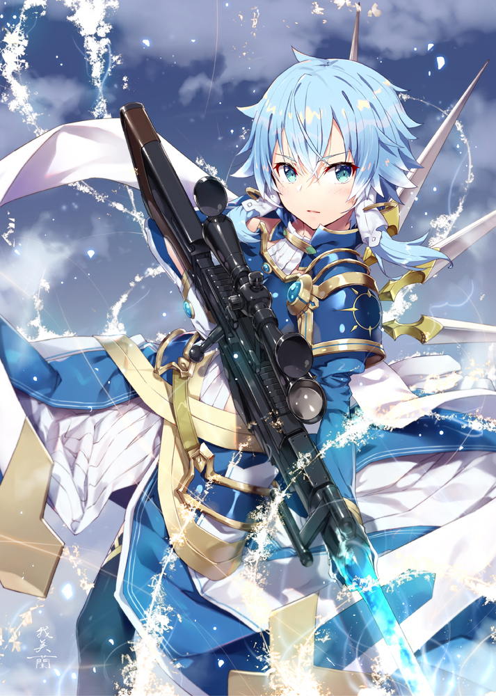 This is a pixiv picture whose title is ソルスシノン　ヘカートⅡver..