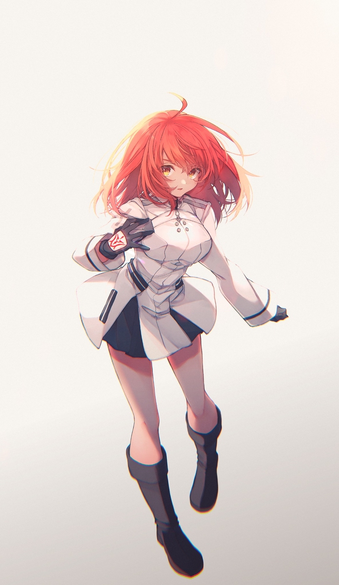 This is a pixiv picture whose title is 藤丸立香.