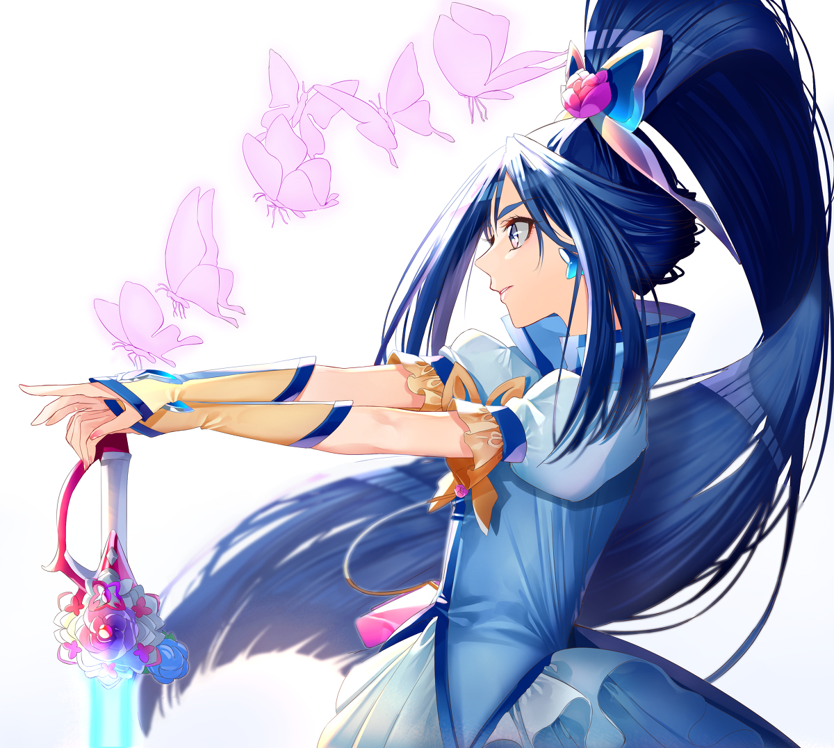 This is a pixiv picture whose title is キュアアクア.