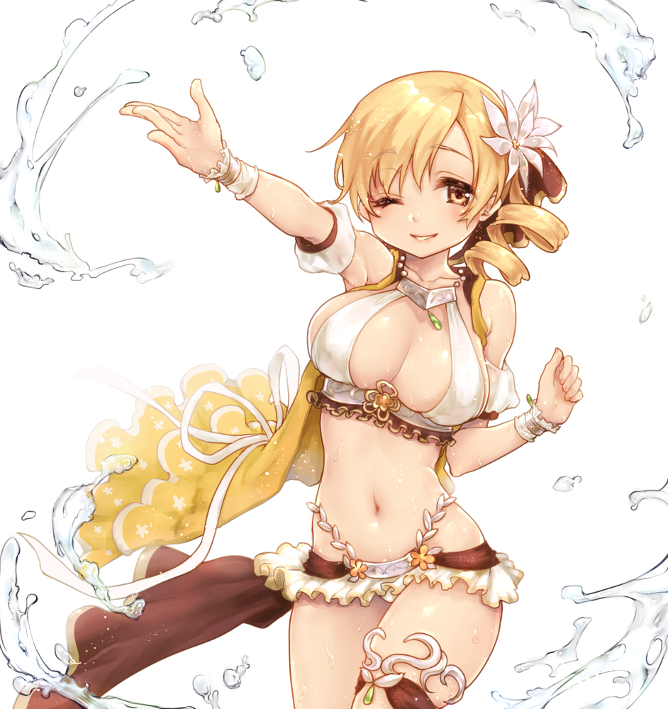 This is a pixiv picture whose title is 水着マミさん.