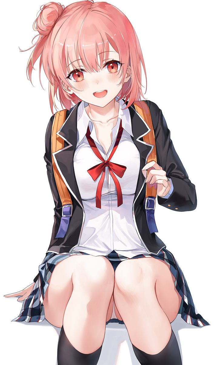 This is a pixiv picture whose title is 由比ヶ浜結衣.