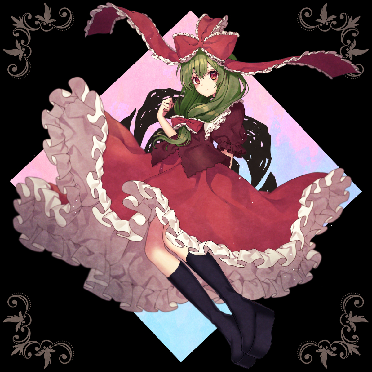 This is a pixiv picture whose title is 無慈悲な運命と知りながら.