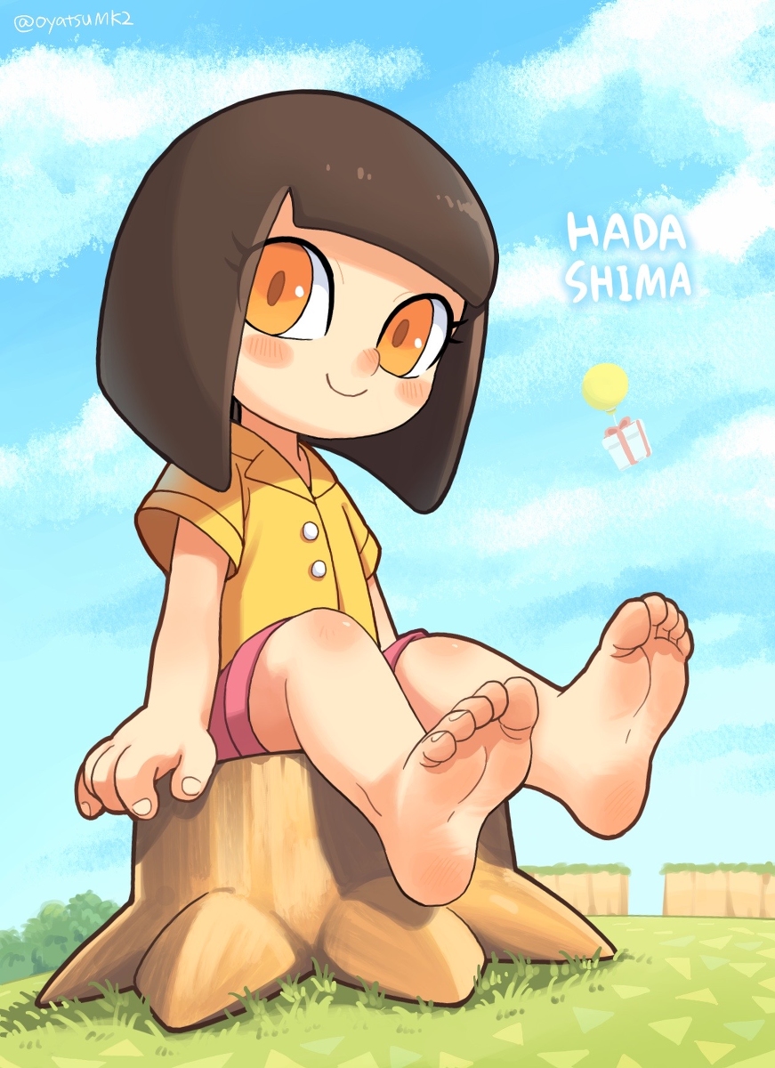 This is a pixiv picture whose title is ハダ島.