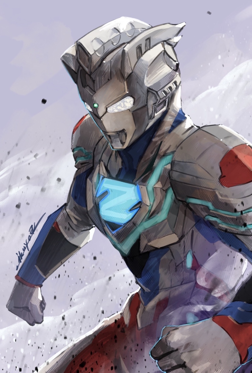 This is a pixiv picture whose title is ウルトラマンゼット アルファエッジ.