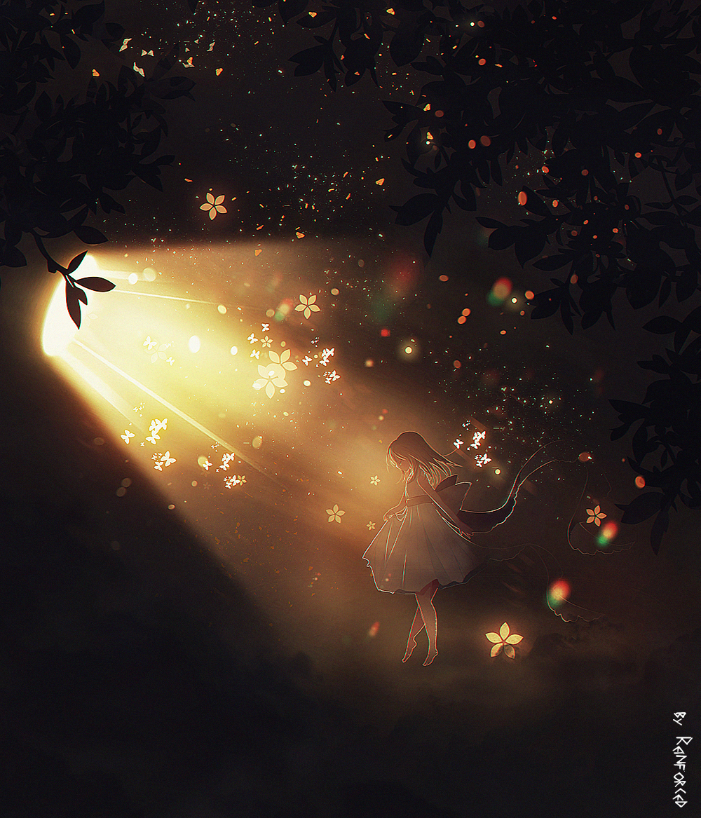 This is a pixiv picture whose title is to the light.