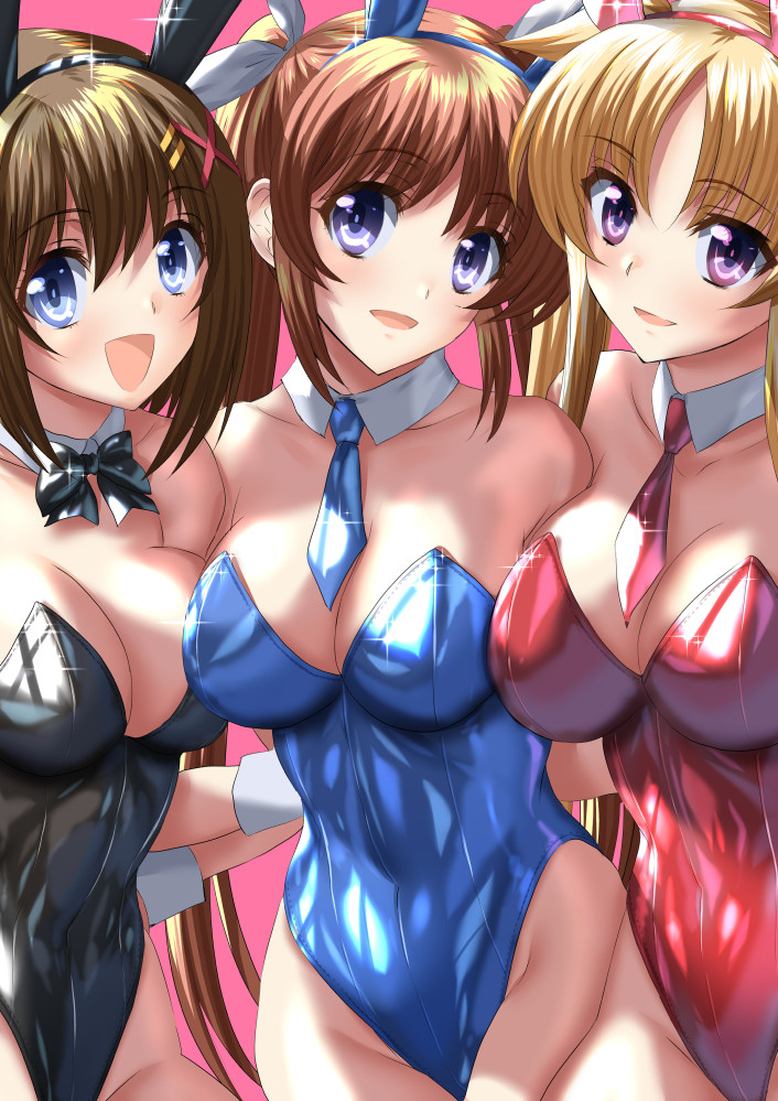 This is a pixiv picture whose title is なのはバニー.