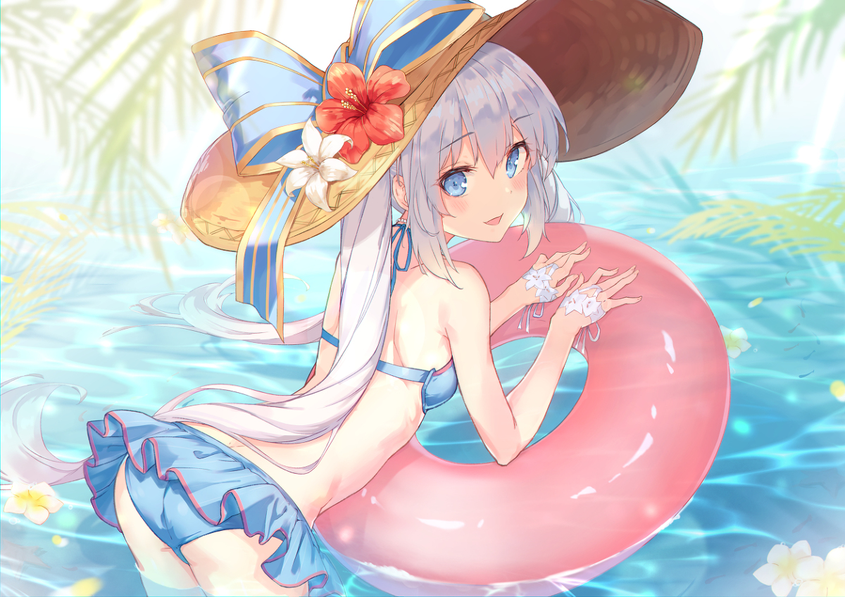 This is a pixiv picture whose title is 水着マリー.