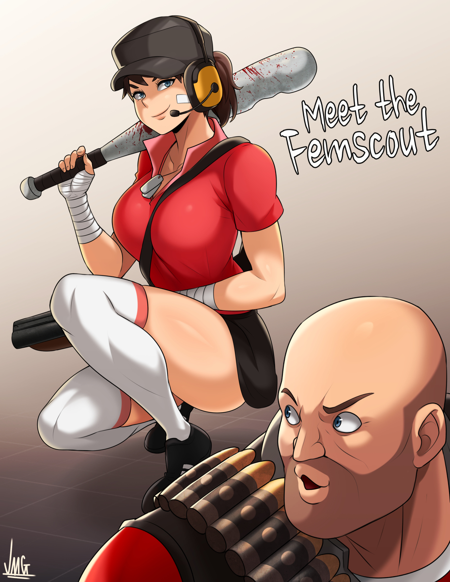 This is a pixiv picture whose title is Meet the Femscout.