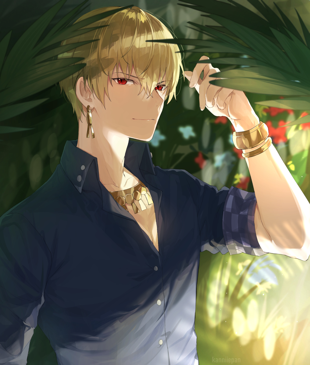 This is a pixiv picture whose title is Summer Gilgamesh.