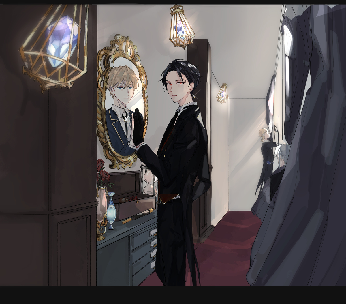 This is a pixiv picture whose title is 創作.