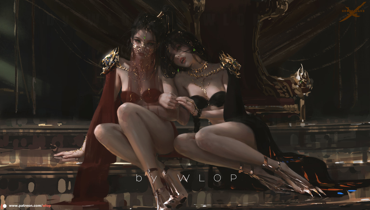 This is a pixiv picture whose title is Throne.