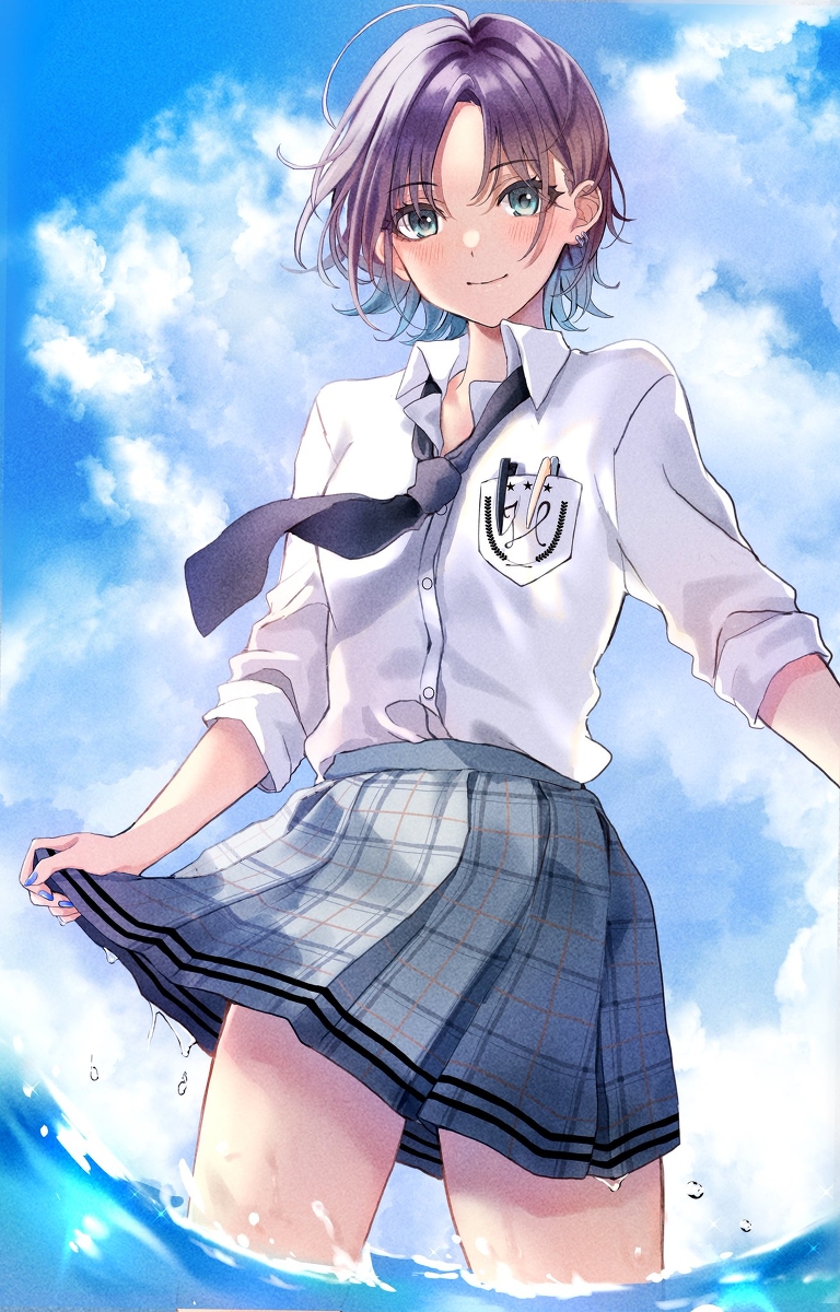 This is a pixiv picture whose title is 浅倉透.