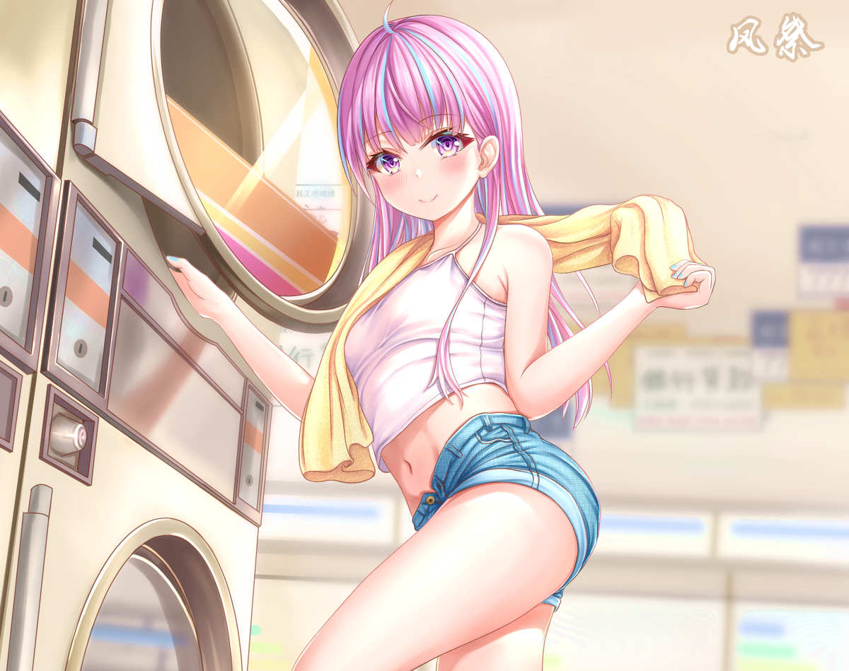This is a pixiv picture whose title is 洗衣机夸.
