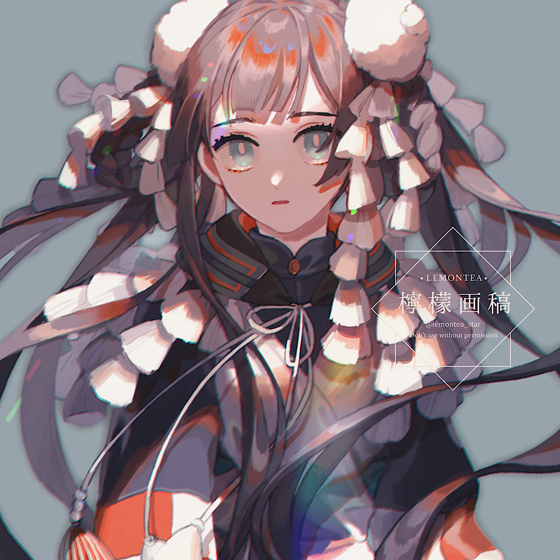 This is a pixiv picture whose title is 青雲.