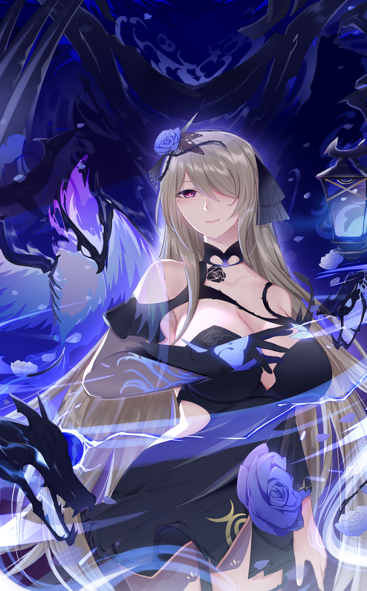 This is a pixiv picture whose title is 失落迷迭.