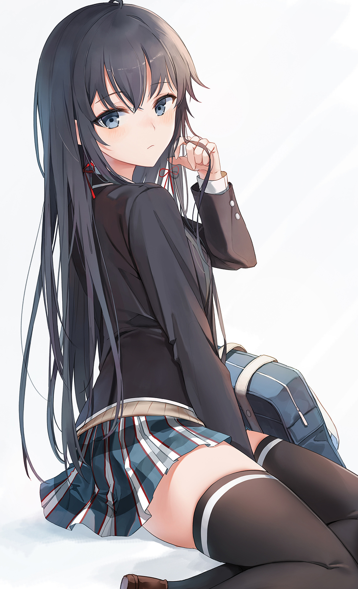This is a pixiv picture whose title is 雪ノ下雪乃.