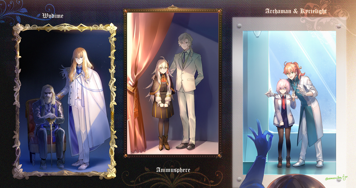 This is a pixiv picture whose title is 記念写真.