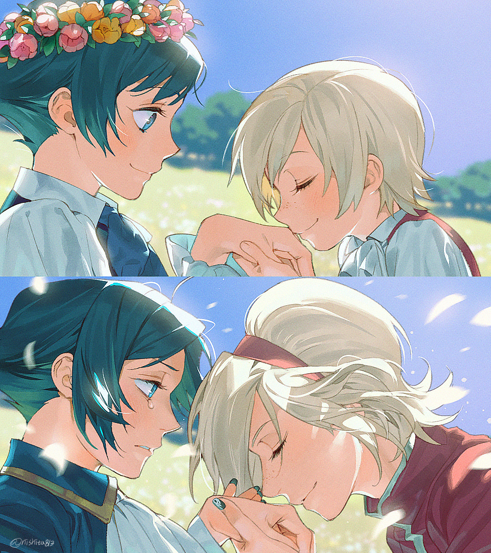 This is a pixiv picture whose title is Each Promise.