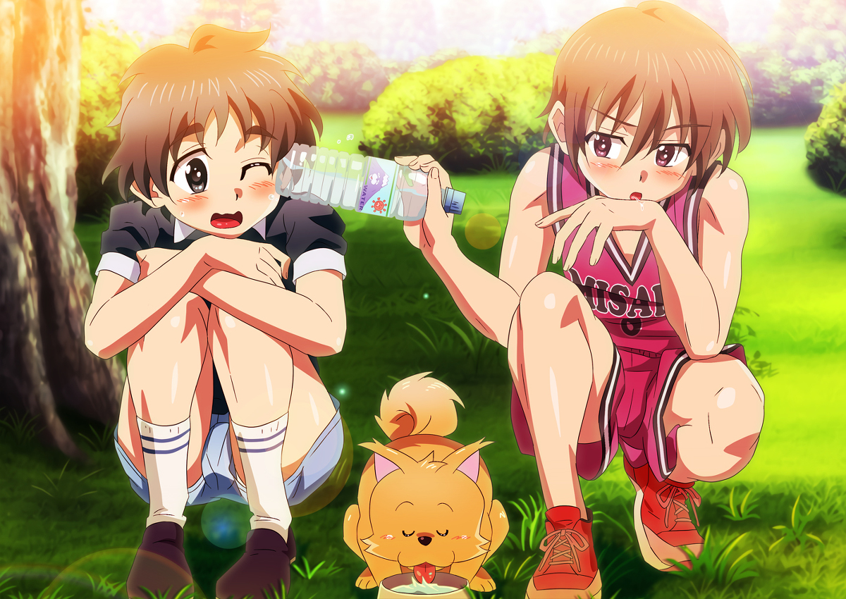 This is a pixiv picture whose title is 蝉しぐれの季節.