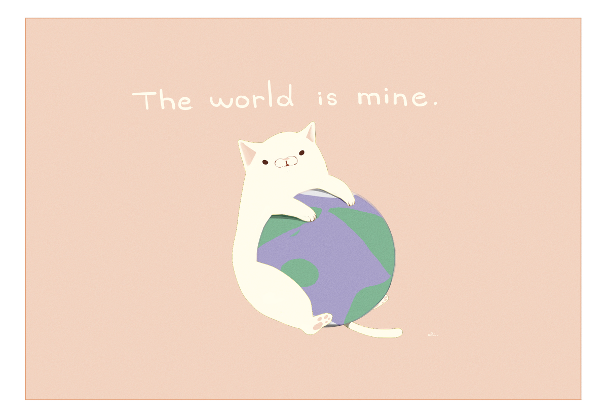 This is a pixiv picture whose title is 世界猫の日.