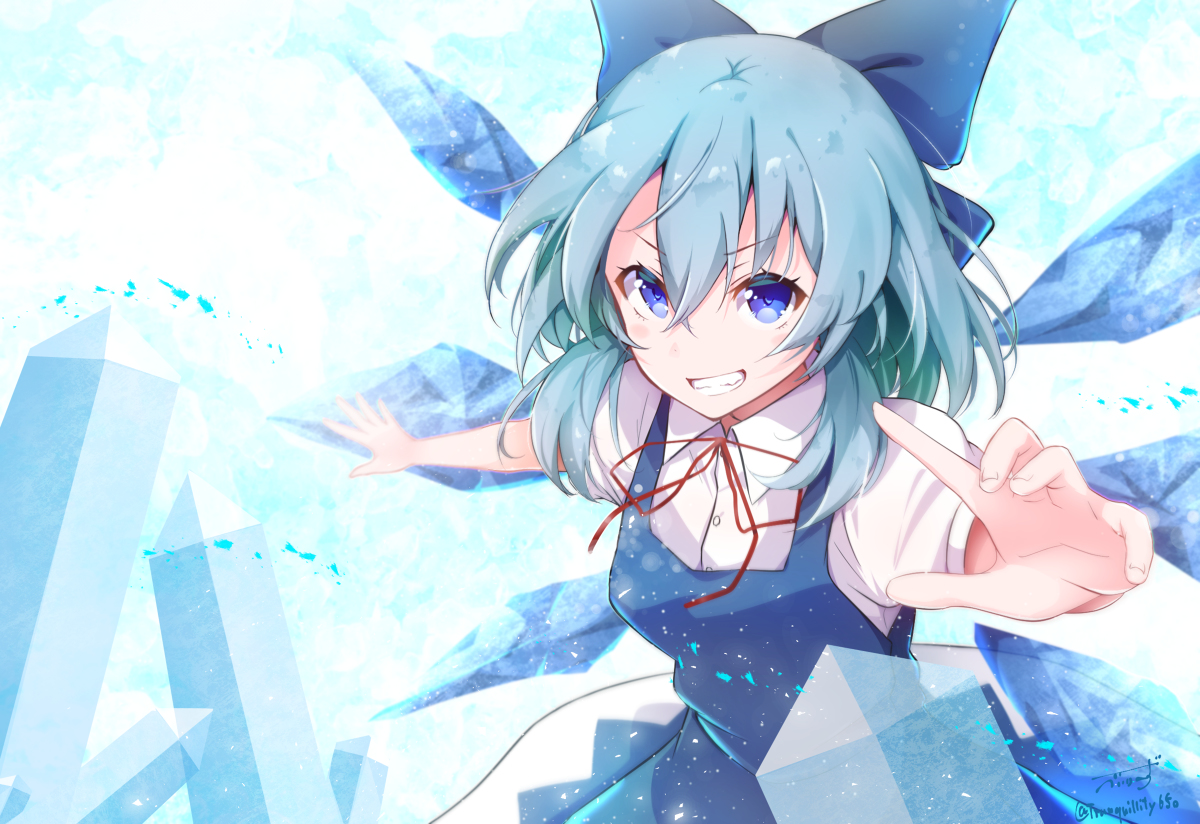 This is a pixiv picture whose title is チルノ.