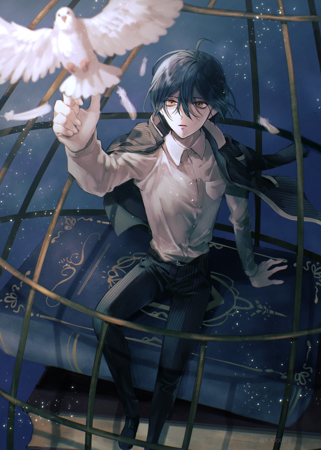 This is a pixiv picture whose title is 最原終一.