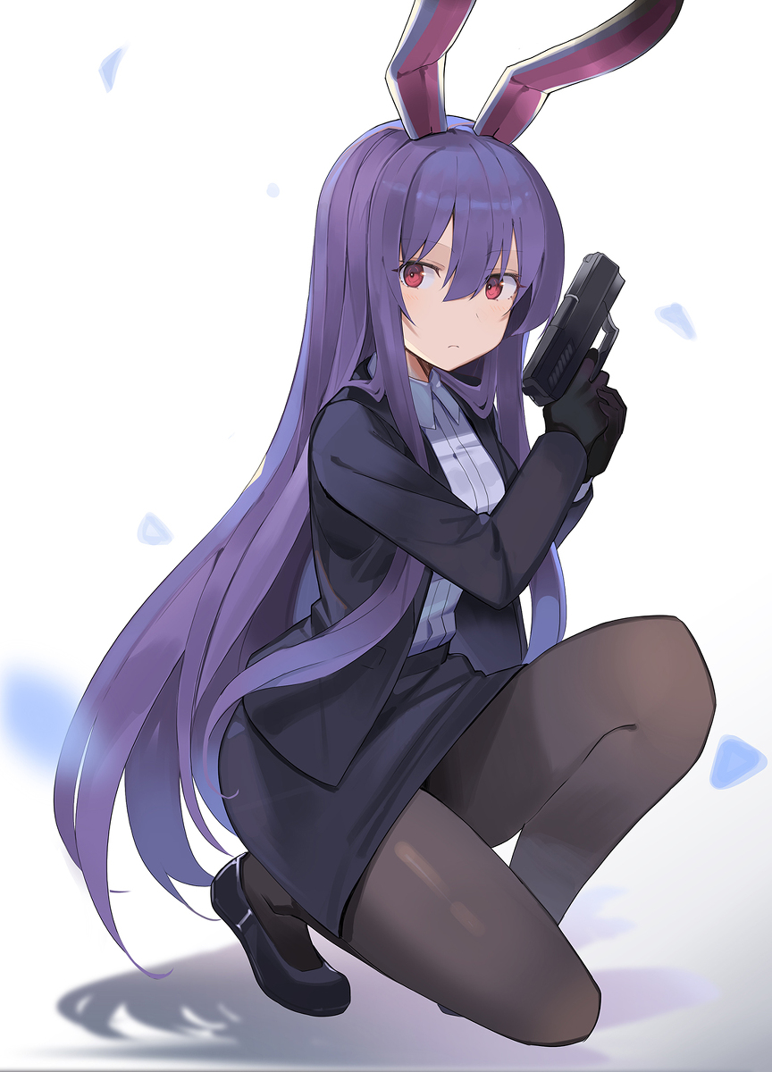 This is a pixiv picture whose title is スーツうどんげ.