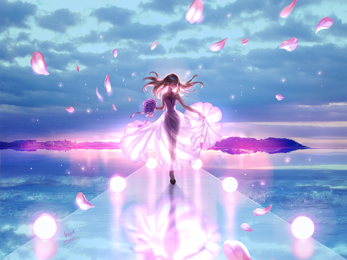 This is a pixiv picture whose title is あなたに続く道.
