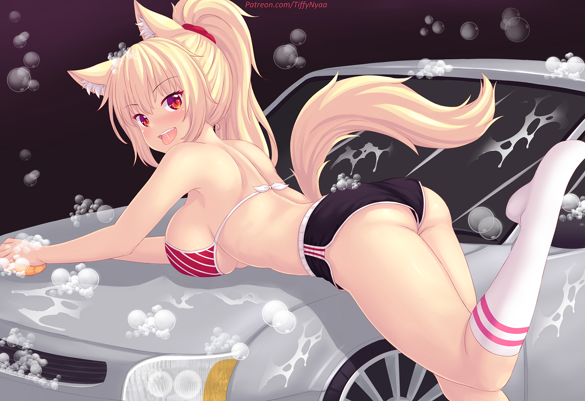 This is a pixiv picture whose title is Notty Car Wash!! ~~.