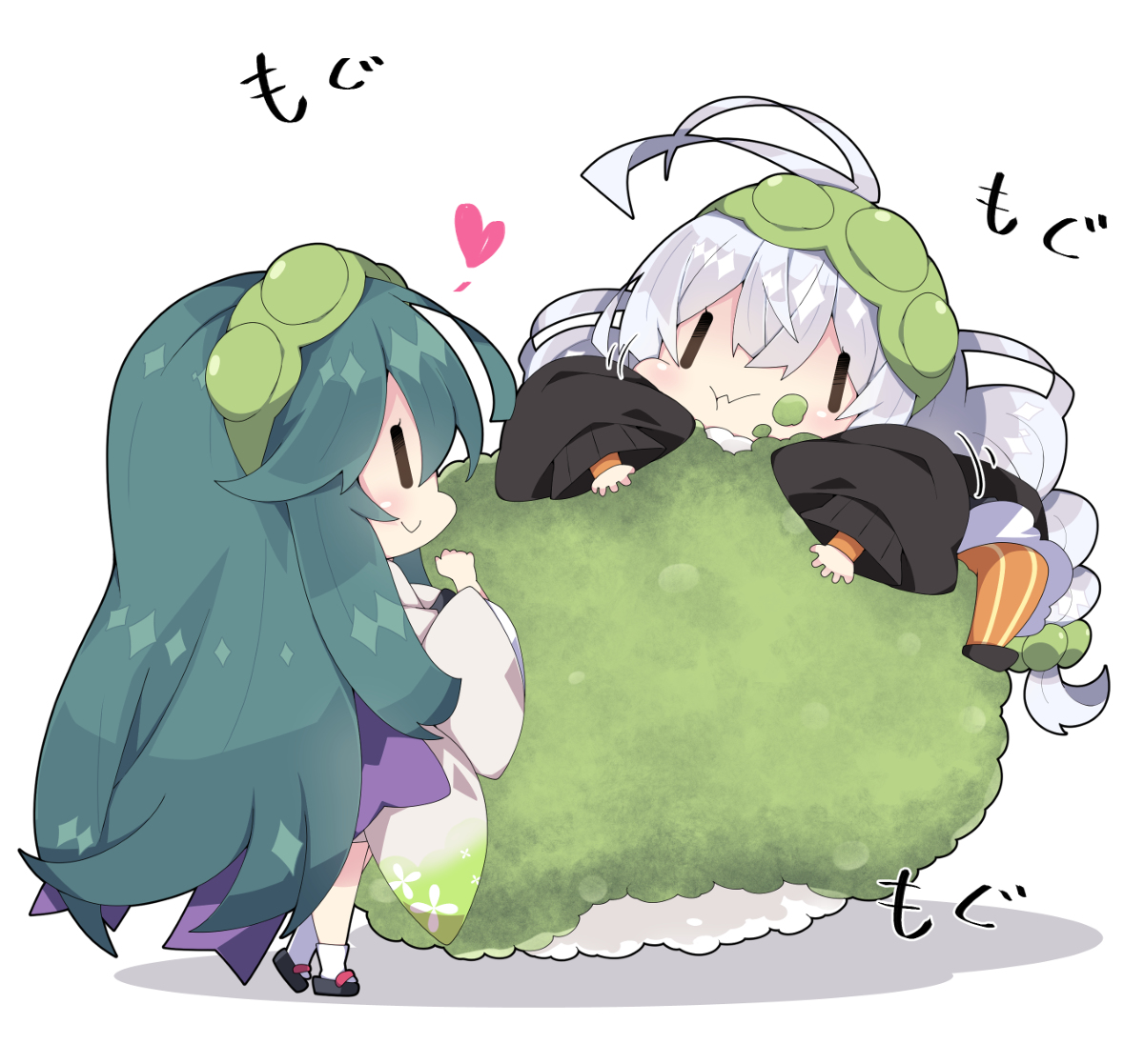 This is a pixiv picture whose title is ずんだ餅あかり＆ずん子。.