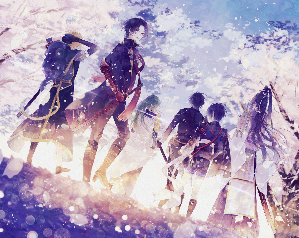 This is a pixiv picture whose title is 5周年.