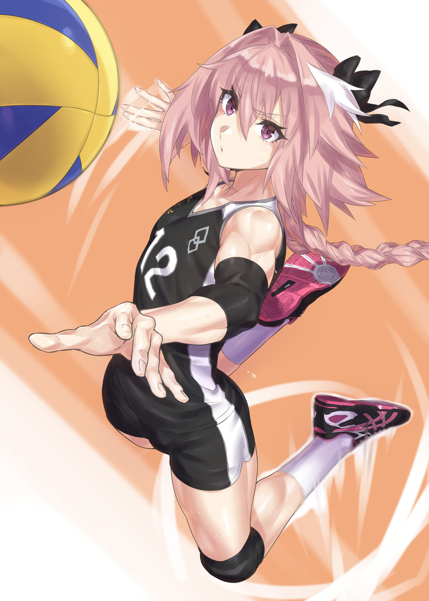 This is a pixiv picture whose title is バレーボールフォくん.