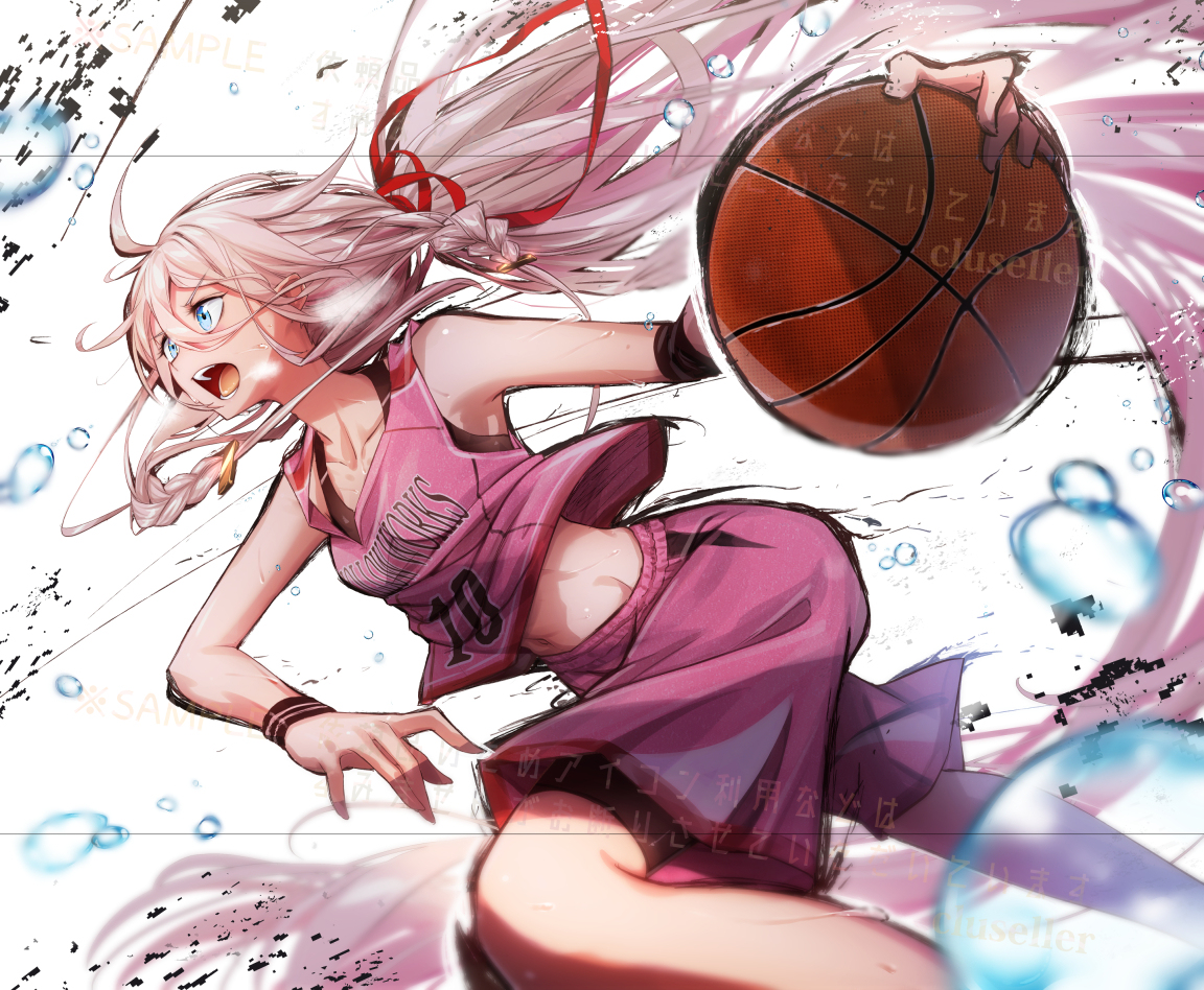 This is a pixiv picture whose title is 「DUNK!!!/feat.IA」(commission).