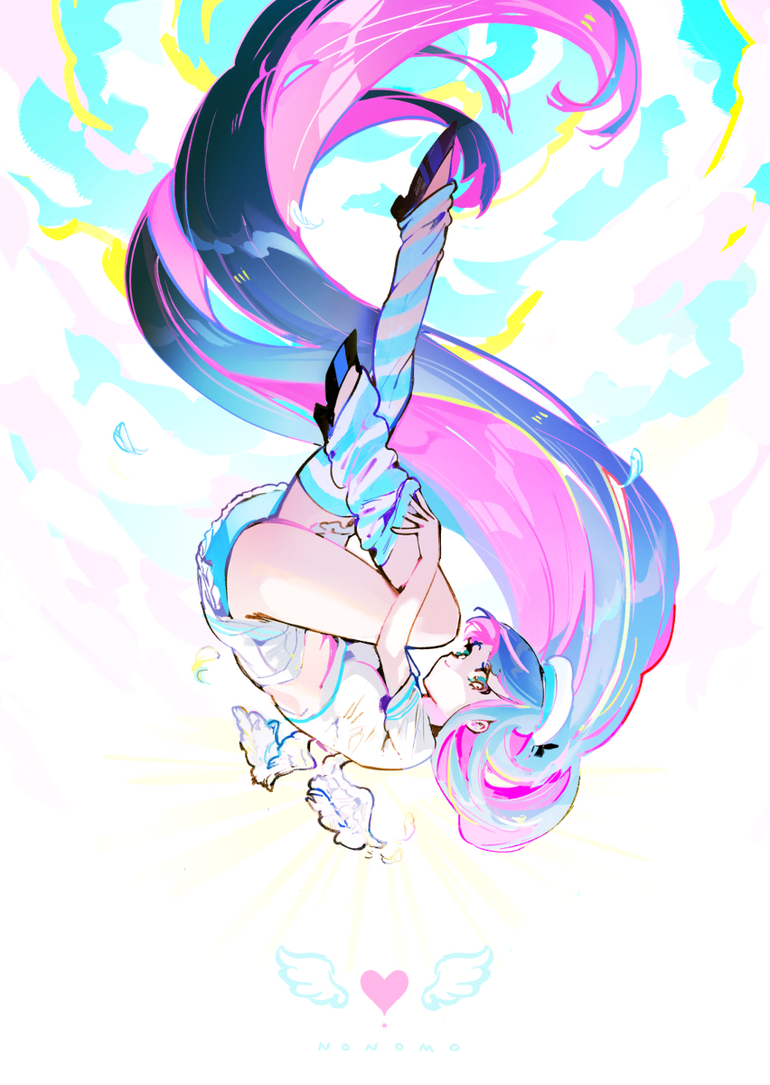 This is a pixiv picture whose title is 堕天使.