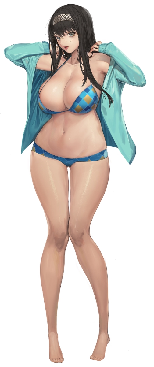 This is a pixiv picture whose title is 鷺沢 文香.