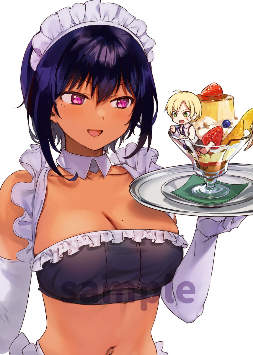 This is a pixiv picture whose title is 🍮.