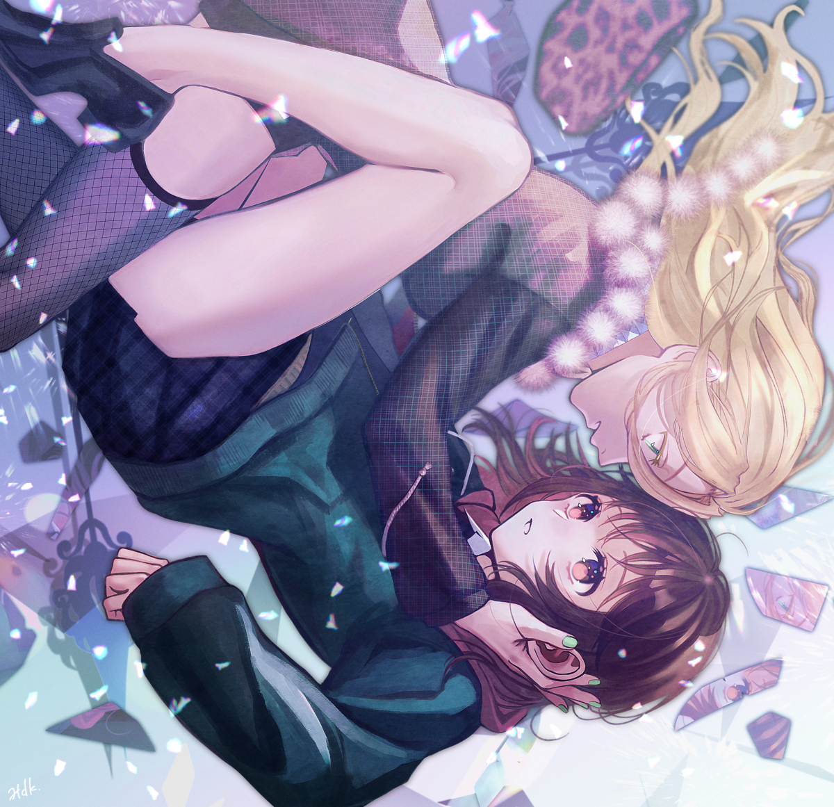 This is a pixiv picture whose title is 【GLドラマCD】午前1時23分のプリムラ.