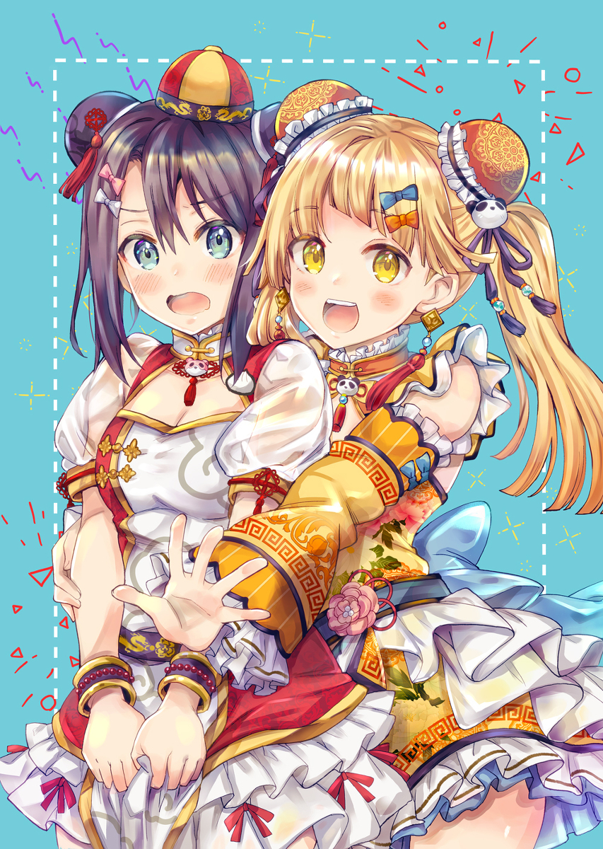 This is a pixiv picture whose title is みさここチャイナ.