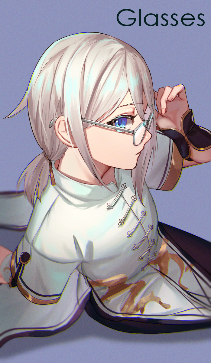 This is a pixiv picture whose title is メガネ蘭ちゃん.