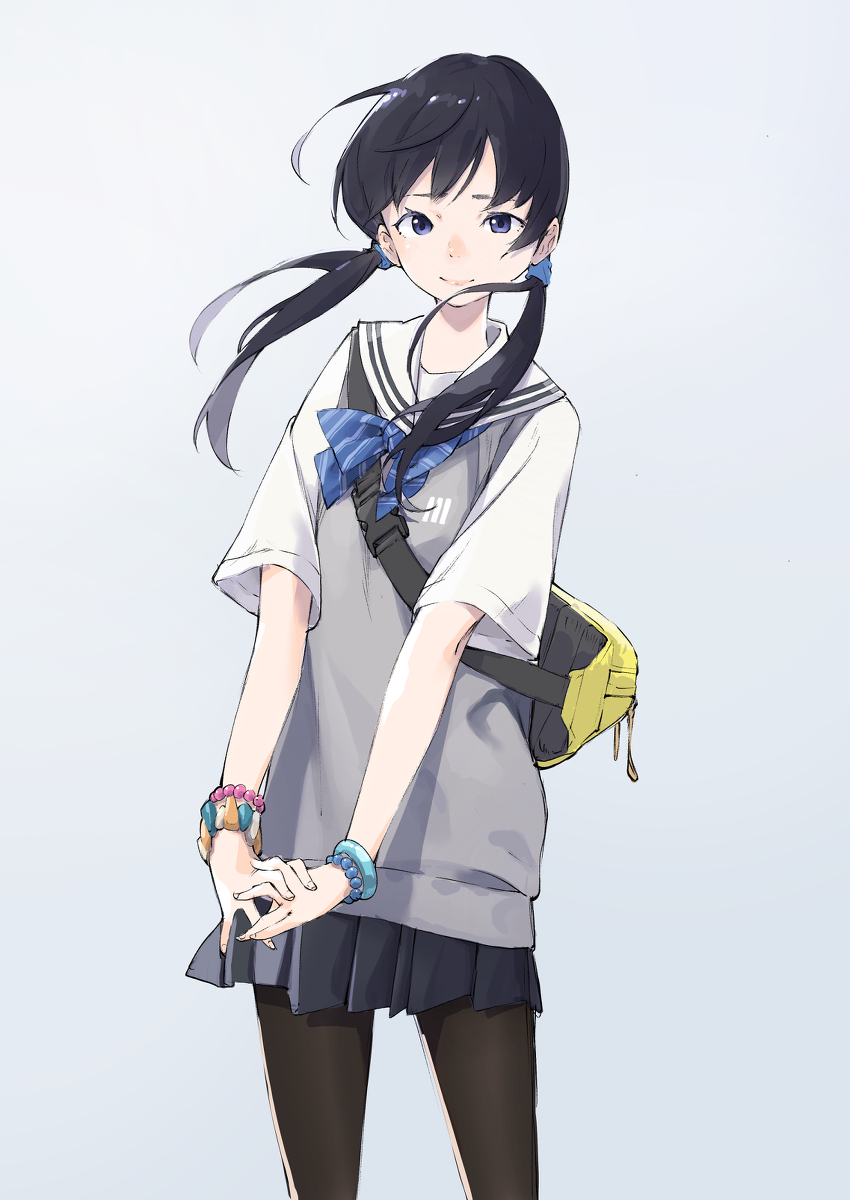 This is a pixiv picture whose title is 待ち伏せガール.