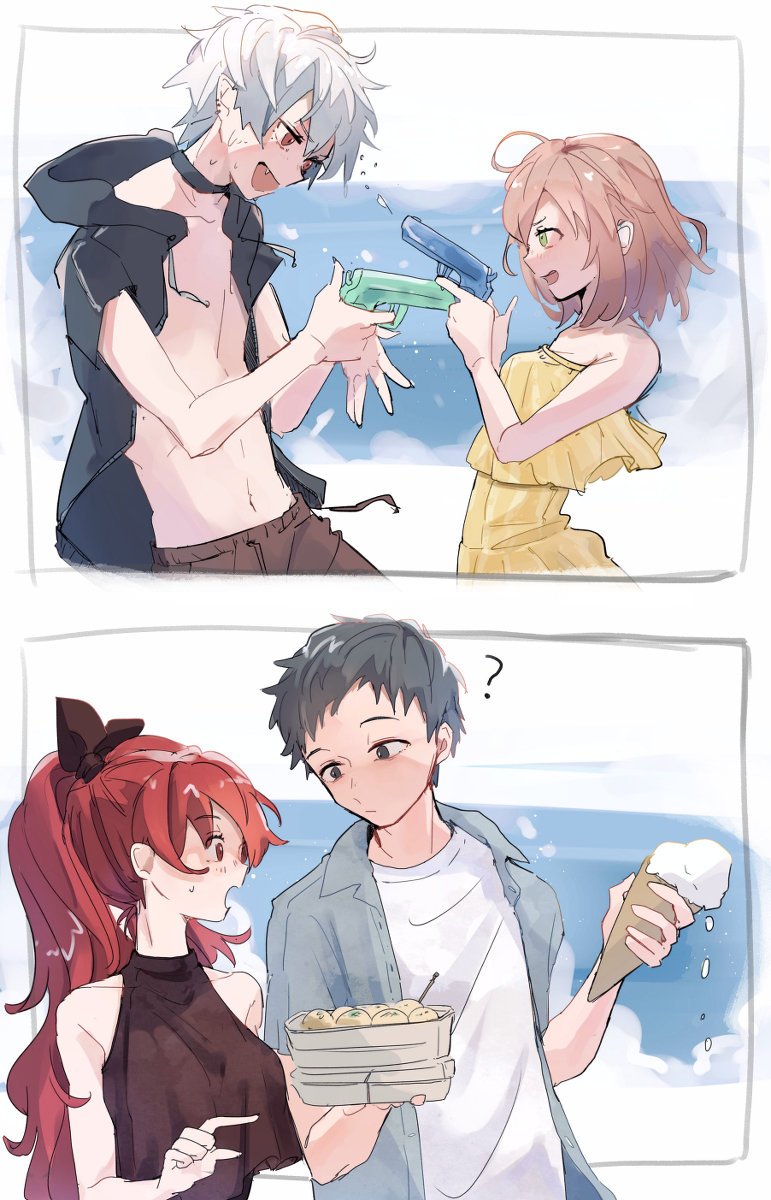 This is a pixiv picture whose title is 夏どくずほんしゃ.