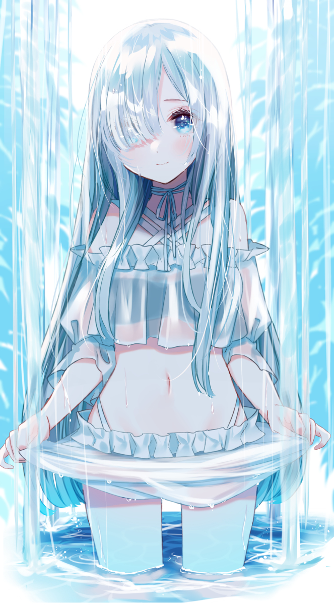 This is a pixiv picture whose title is 水.