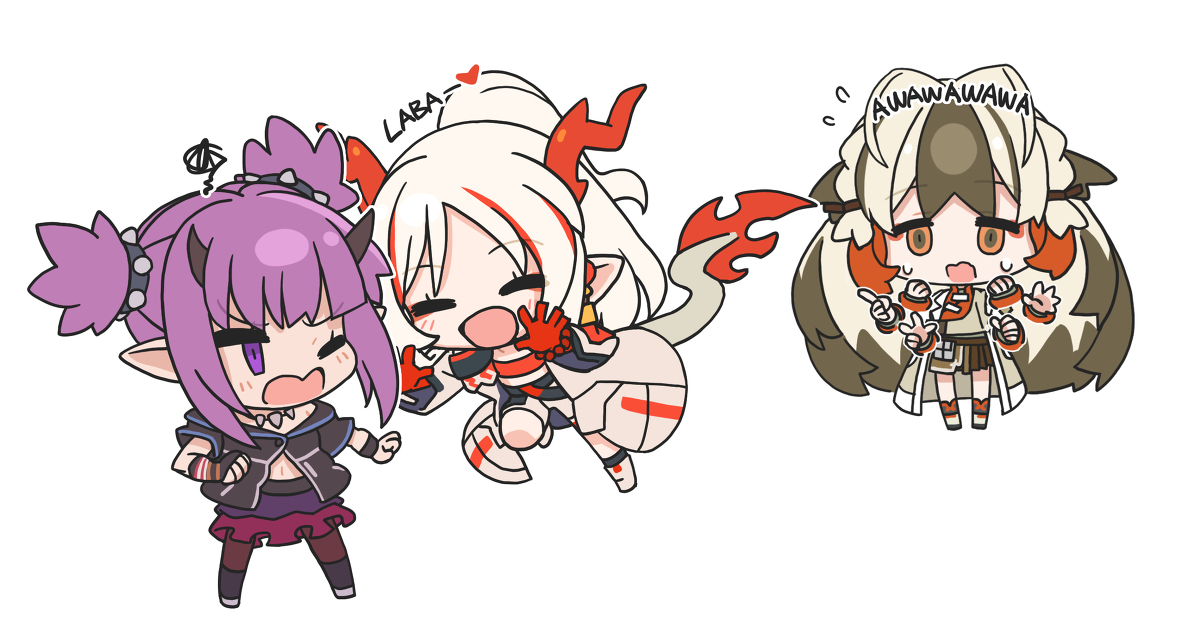 This is a pixiv picture whose title is エンシェントフォージトリオ.