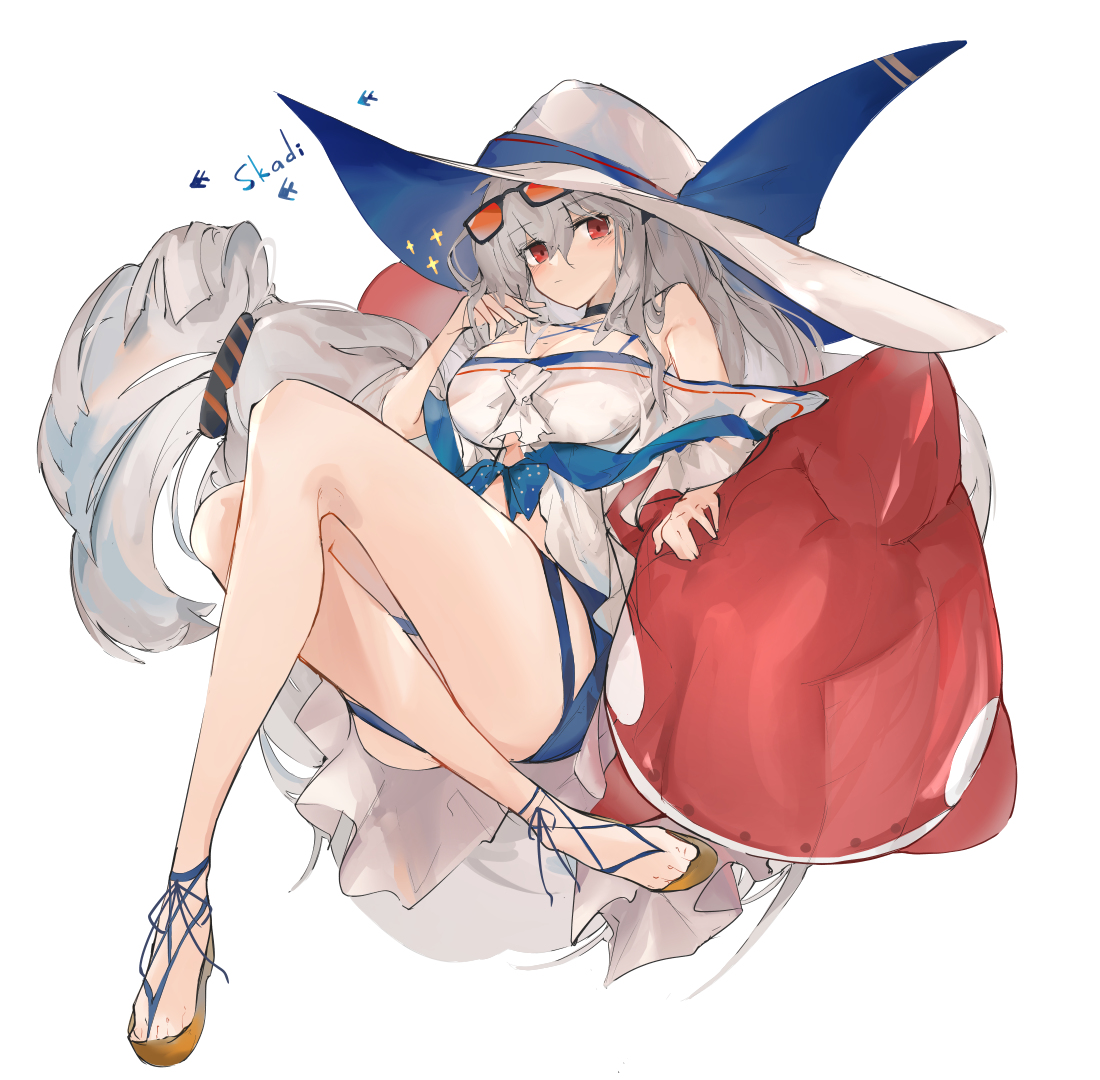 This is a pixiv picture whose title is スカジ.
